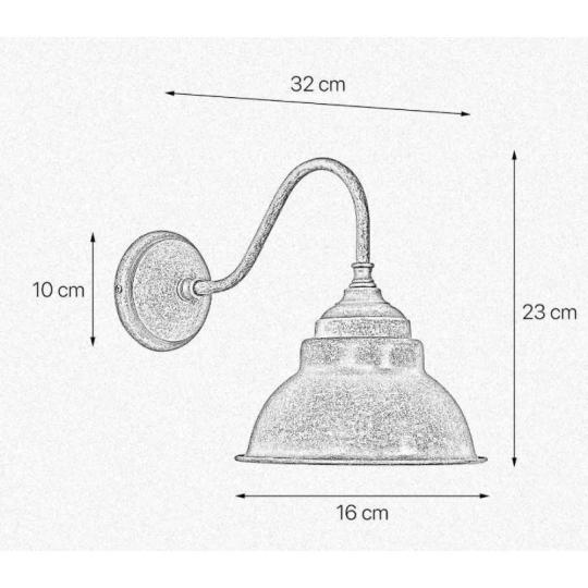 rustikalna lampa mosadz nastenna mediteransky vintage patinovany stena osvetlenie priemyselna mosadznova lampa klasicky vidiecke sedliacky dom chata balaton rekonstrukcia lampy lameridiana rozmer.jpg
